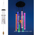 Color Changing LED Solar-Powered Wind Chimes for Outdoor Use